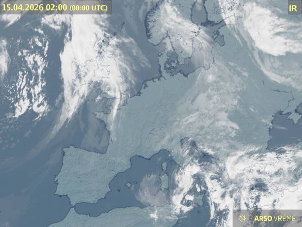 Satelitska slika oblačnosti