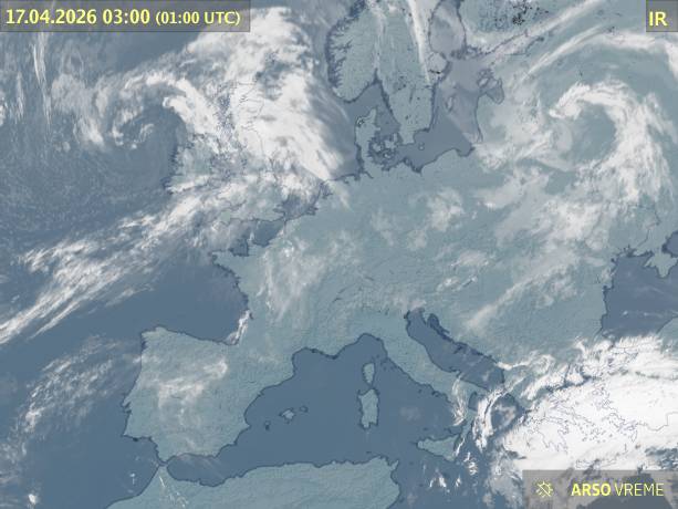 Satelitska slika oblačnosti