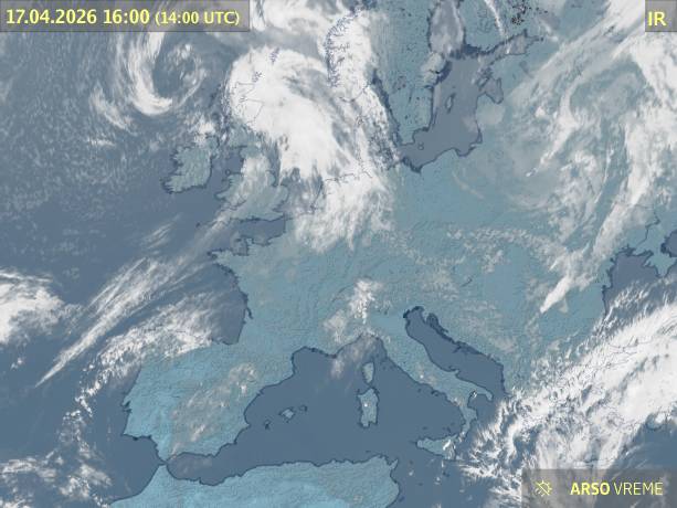 Satelitska slika oblačnosti