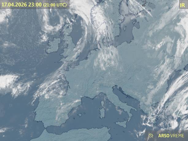 Satelitska slika oblačnosti