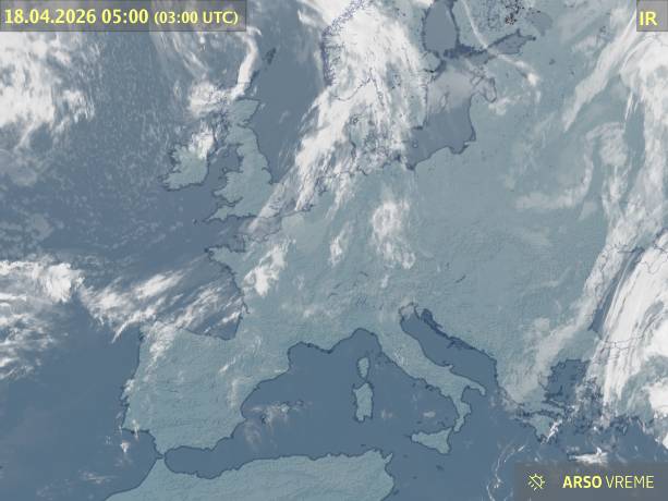 Satelitska slika oblačnosti