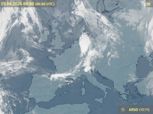 Satelitska slika oblačnosti