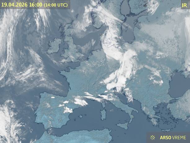 Satelitska slika oblačnosti