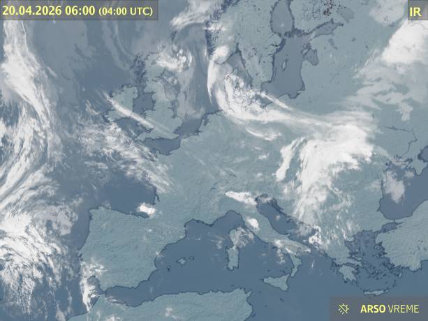 Satelitska slika oblačnosti