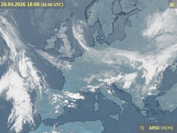 Satelitska slika oblačnosti