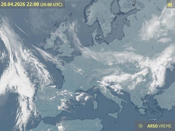 Satelitska slika oblačnosti