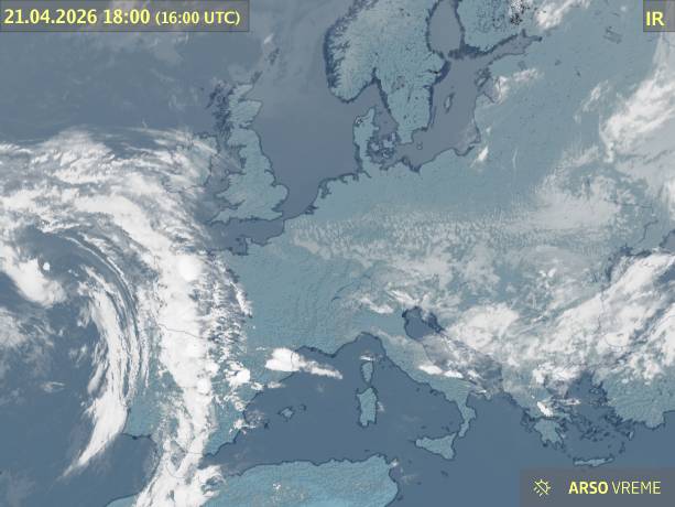 Satelitska slika oblačnosti