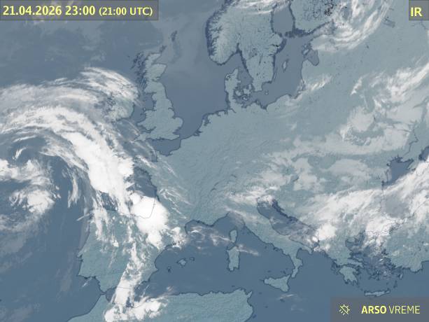 Satelitska slika oblačnosti