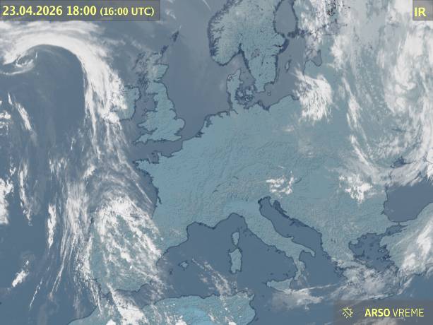 Satelitska slika oblačnosti