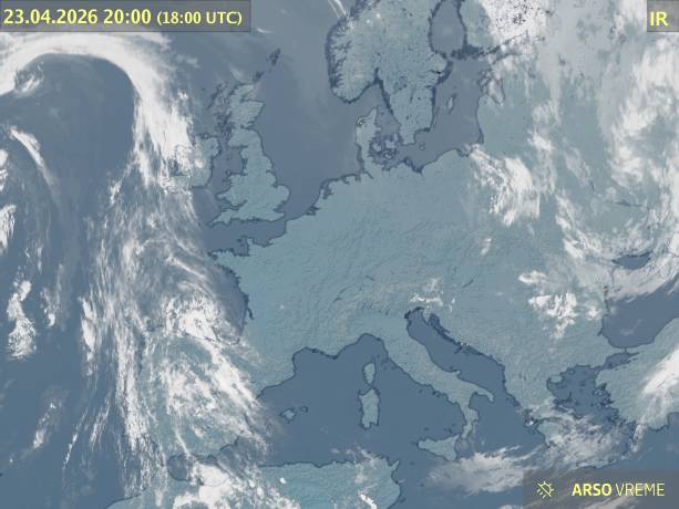 Satelitska slika oblačnosti