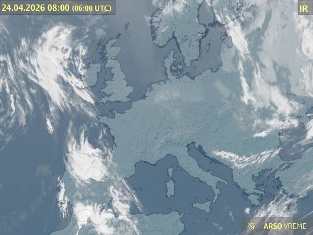 Satelitska slika oblačnosti