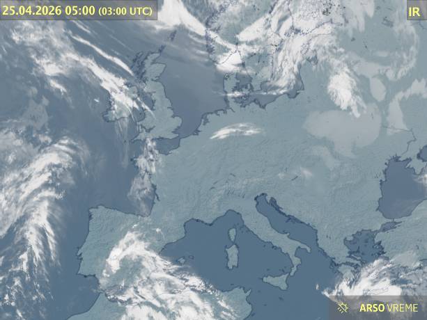 Satelitska slika oblačnosti