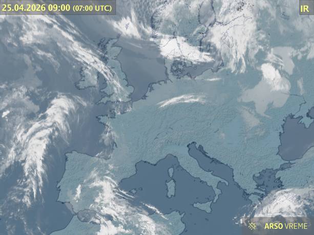 Satelitska slika oblačnosti