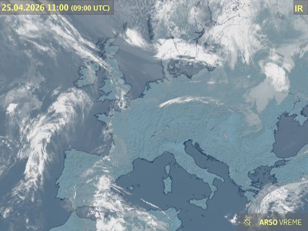 Satelitska slika oblačnosti