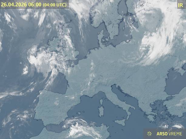 Satelitska slika oblačnosti