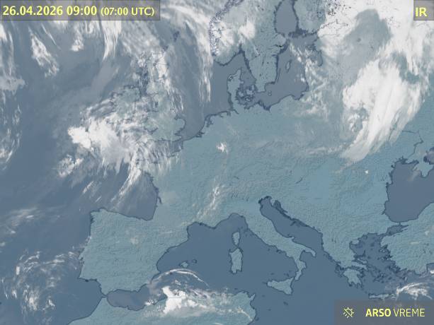 Satelitska slika oblačnosti