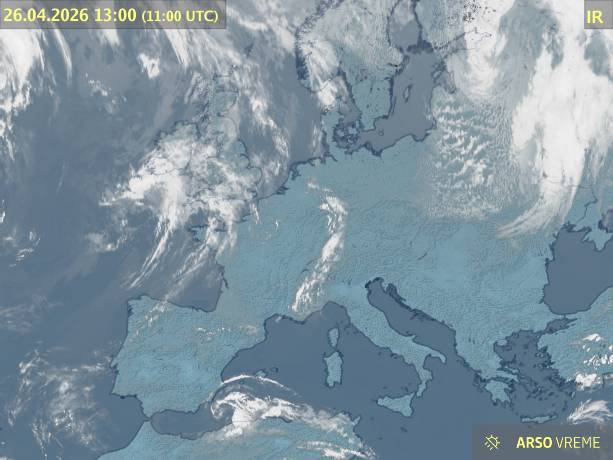 Satelitska slika oblačnosti
