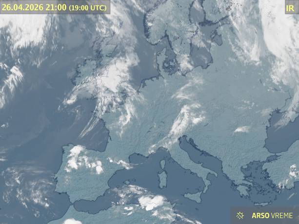 Satelitska slika oblačnosti