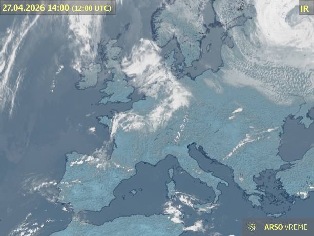 Satelitska slika oblačnosti