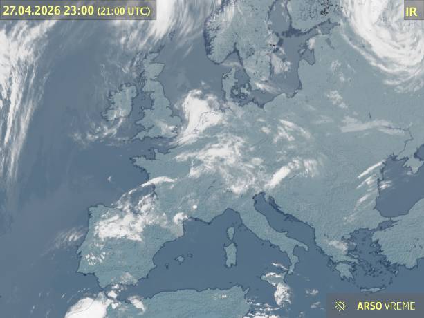 Satelitska slika oblačnosti