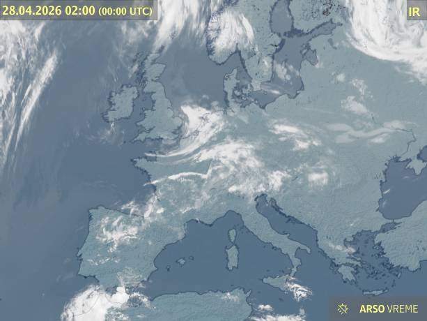 Satelitska slika oblačnosti