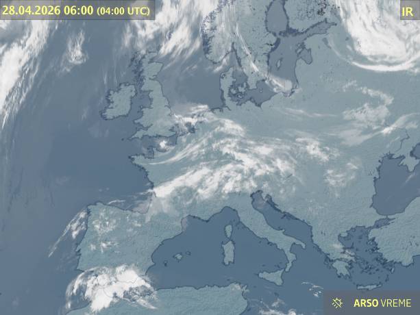 Satelitska slika oblačnosti