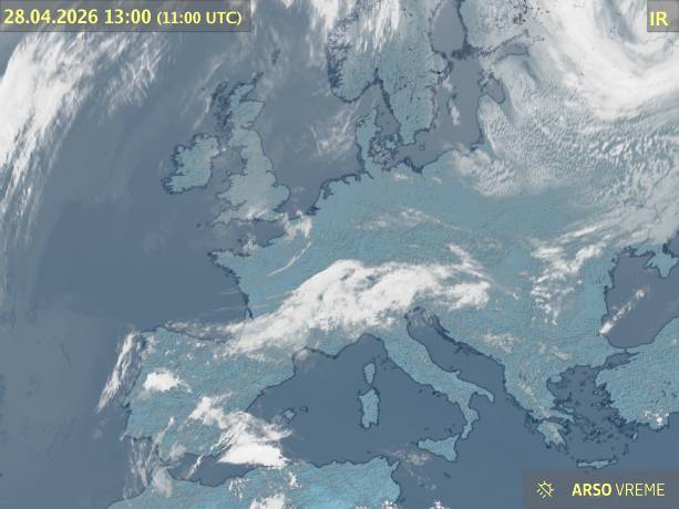 Satelitska slika oblačnosti