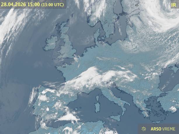 Satelitska slika oblačnosti