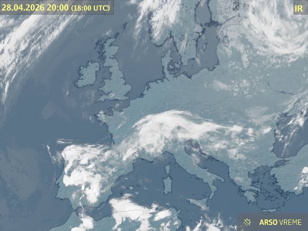 Satelitska slika oblačnosti