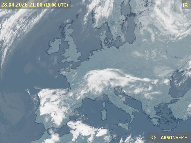 Satelitska slika oblačnosti