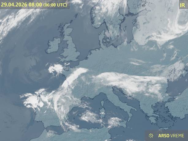 Satelitska slika oblačnosti