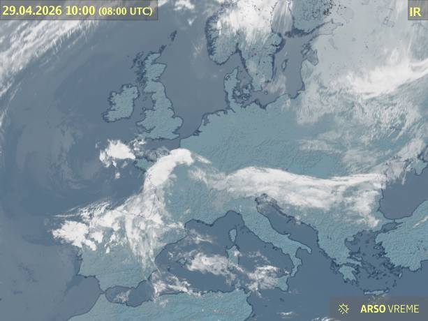 Satelitska slika oblačnosti