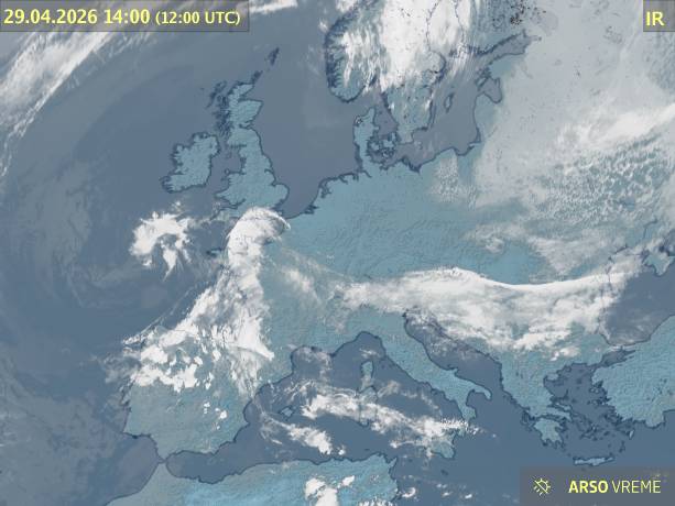 Satelitska slika oblačnosti