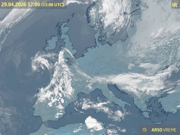 Satelitska slika oblačnosti