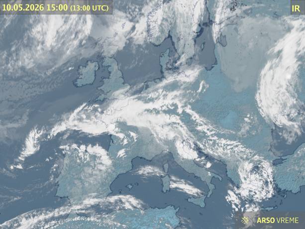 Satelitska slika oblačnosti
