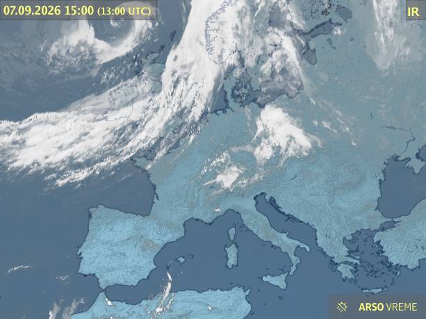 Satelitska slika oblačnosti